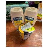 2 mayonnaise & 1 ahi yellowfin tuna can
