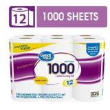 Great Value 1000 Sheets/Roll Toilet Paper