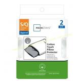 Two Mainstays Cotton Touch Pillow Protector 2pc