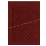 Mainstays Dylan Diamond Rug, Red 1