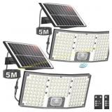 Nordic Hygge Solar Flood Lights 2 Pack