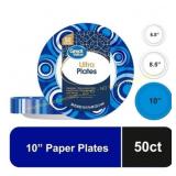 Great Value Ultra Paper Plates 10", 50 Count