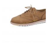 Women s Wingtip Oxford Flats Lace-Up Sz 2