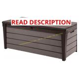 Keter 120 Gal Outdoor Storage Deck Box, Brown