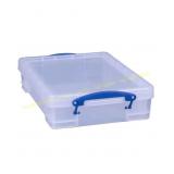 Really Useful Box 4L Plastic Storage Lid 2ct