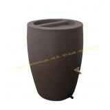 Algreen Athena Brown 50 gal Rain Barrel