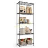 SONGMICS 5-Tier Wire Shelving Unit 30x60x161cm