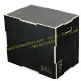 30x24x20 wooden Plyo box non slip jump platform