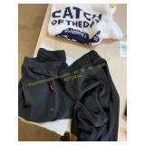 XL & M black shorts