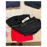 L black dress & L red top
