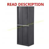 2ct Sterilite Gray 2-Door Cabinet ?complete?