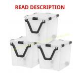 IRIS 106qt WEATHERPRO Wheeled Bin with Lid