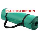 BalanceFrom All-Purpose 1/2" Yoga Mat (No Strap)