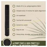 DeWitt Sunbelt Weed Barrier Fabric 4x300