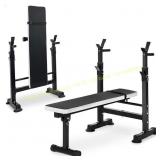 BalanceFrom Weight Bench with Squat Rack