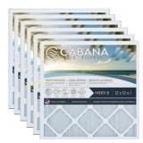 Cabana Filters 12x12x1 HVAC Filter MERV 8 (6)