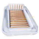 Swimline Luxe Pool Lounger, Pearl White