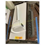 Floor mats, wood shelf