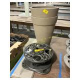 Hose real flower pots