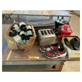 Shoes, suitcase, small appliance,