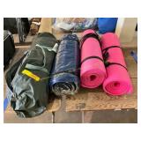 Tent, sleeping mats