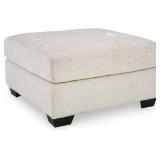 Aviemore Contemporary Square Ottoman, Beige