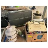 Power juicer, ice cream maker, radio