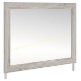 Ashley Ryderton Mirror with Thick Frame, Gray