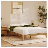 Nectar Bamboo Platform Bed Frame   Queen