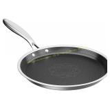 COOKER KING 11" Round Griddle Pan, 3-Ply