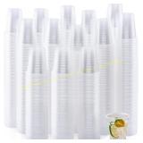 Turbo Bee 1000 Pack 5oz Clear Plastic Cups