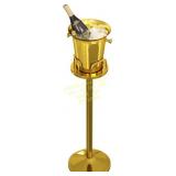 Ice Bucket with Stand Stainless Steel 12lb 5L