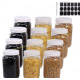 zmybcpack 12 Pack 16 Oz Mason Jars with Lids