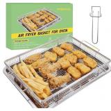 Extra Thick Air Fryer Basket & Tray 2PCS Set