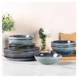 AmorArc Ceramic Dinnerware Set, 12pc,4serv