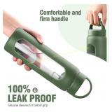 WINSA 24 oz Glass Water Bottle - Olive