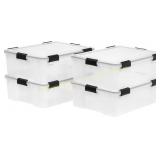 Damaged IRIS 41 Qt WeatherPRO Storage Box (4 Pack)