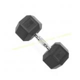 CAP Barbell Coated Hex Dumbbell 50 lb Black