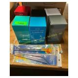 6ct Assorted Color Tumblers with Straws