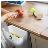 2-in-1 Clear Acrylic Cutting Board with Bin