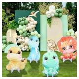 Gemscream 4 Pcs Large Dinosaur Cutouts, 23.6"