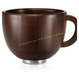 SpaceAid Wooden Bowl with Handle for Mixer