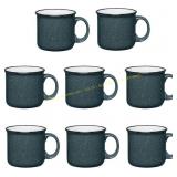 Ceramic Campfire Mugs 15 oz, Gray (8)