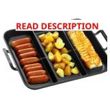 Onlyfire 16" Cast Iron Skillet Grill Pan