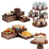 Lallisa 4-Tier Round Cupcake Tower Stand (8)
