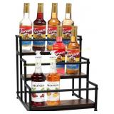 Coffee Syrup Rack - 3-Tier Holder for Bottles