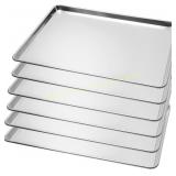 BIEAMA 6 Pack Baking Sheet Pan, Aluminum 26x18