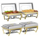 Chafing Dishes Buffet Set with Lids