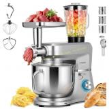 VIVOHOME 6-in-1 Stand Mixer, 8.5 Qt, Silver