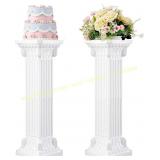 Colingmill 2Pcs Wedding Pillar Stands 10.63"